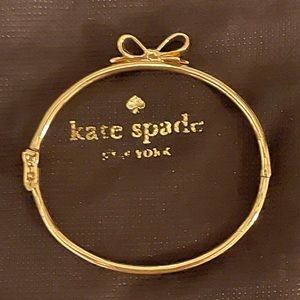 Kate Spade gold bow bangle